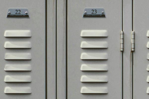 An image of storage lockers