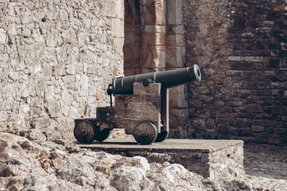 A cannon.